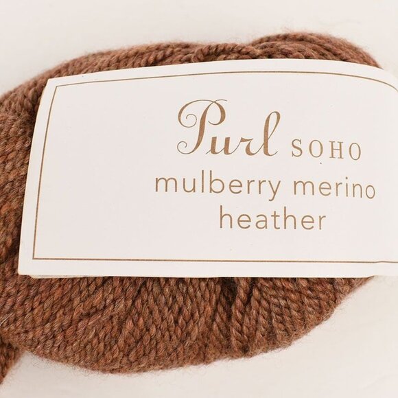 Purl Soho Mulberry Merino Heather Yarn Merino Wool Mulberry Silk Baby Fawn - Picture 3 of 4